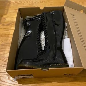 BNIB
Dr. Martens Black Patent Knee High Boots